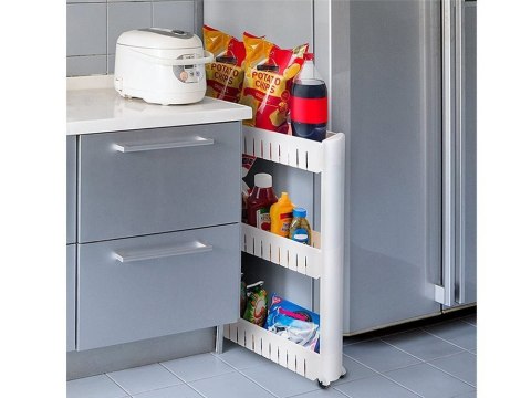 Półka łazienkowa kuchenna szafka na kółkach regał