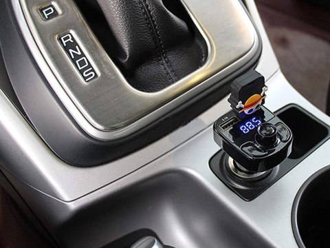 Transmiter fm sd mp3 bluetooth ładowarka 2xusb