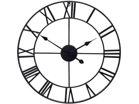 Zegar ścienny rzymski retro vintage loft 3d 50cm