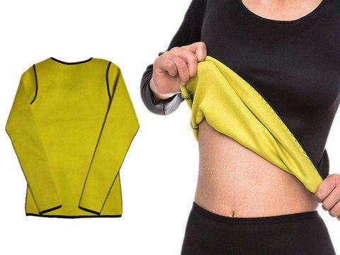 Koszulka neoprenowa fitness damska długi rękaw