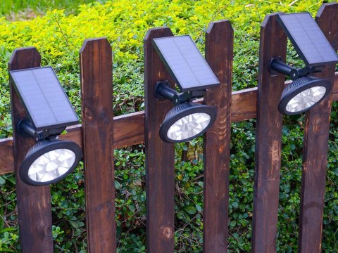 Lampa solarna rgb kolorowa ogrodowa świateczna