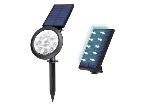 Lampa solarna rgb kolorowa ogrodowa świateczna