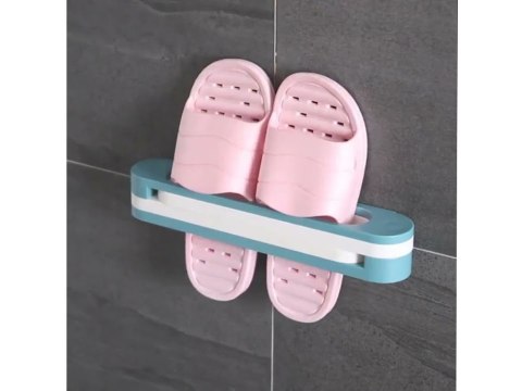Uchwyt na kapcie półka wieszak na buty na ścianę