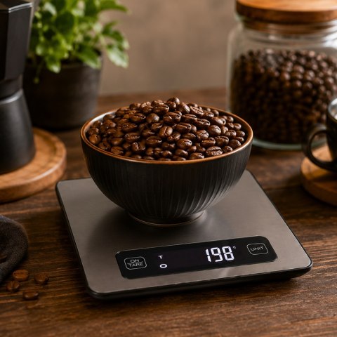 Waga kuchenna elektroniczna do 5 kg inox lcd