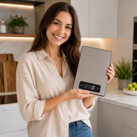 Waga kuchenna elektroniczna do 5 kg inox lcd