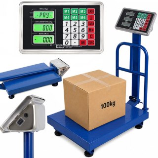 Waga magazynowa elektroniczna oparcie 100kg lcd