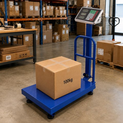 Waga magazynowa elektroniczna oparcie 100kg lcd