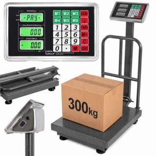 Waga magazynowa elektroniczna oparcie 300kg lcd