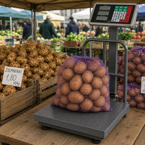 Waga magazynowa elektroniczna oparcie 300kg lcd