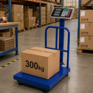 Waga magazynowa elektroniczna oparcie 300kg lcd