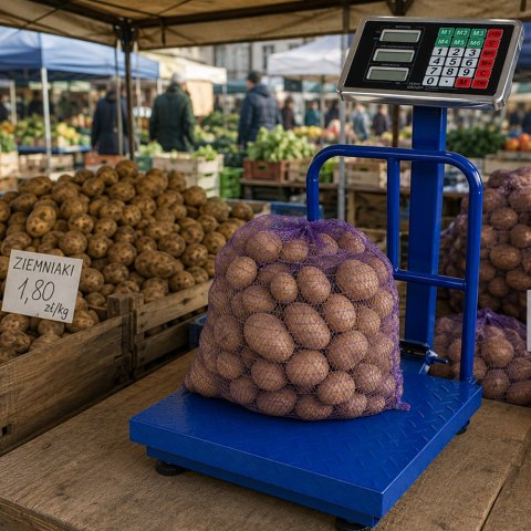 Waga magazynowa elektroniczna oparcie 300kg lcd