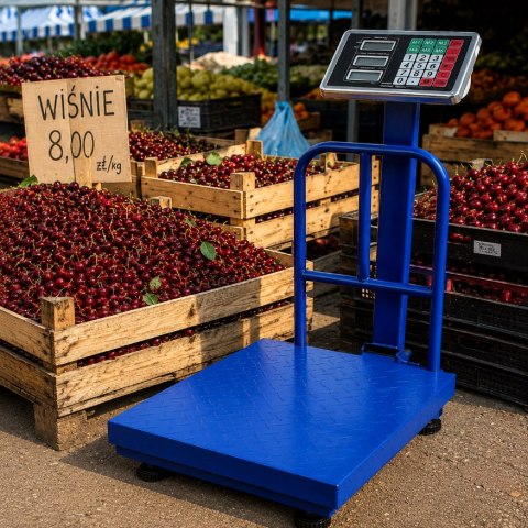 Waga magazynowa elektroniczna oparcie 300kg lcd