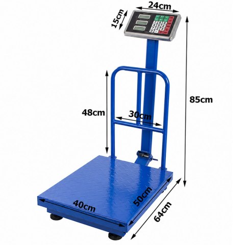 Waga magazynowa elektroniczna oparcie 300kg lcd