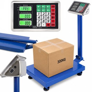 Waga magazynowa sklepowa elektroniczna 300kg lcd