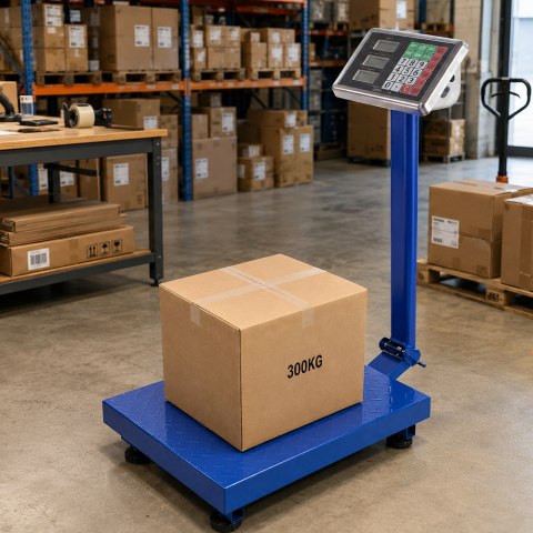 Waga magazynowa sklepowa elektroniczna 300kg lcd
