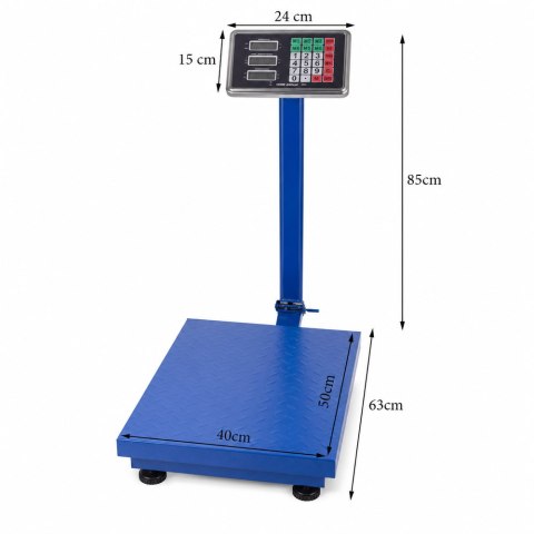 Waga magazynowa sklepowa elektroniczna 300kg lcd