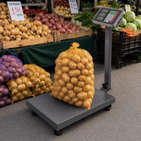 Waga magazynowa sklepowa elektroniczna 300kg lcd