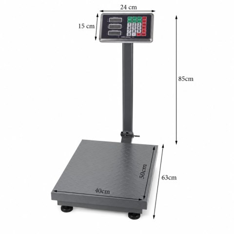 Waga magazynowa sklepowa elektroniczna 300kg lcd