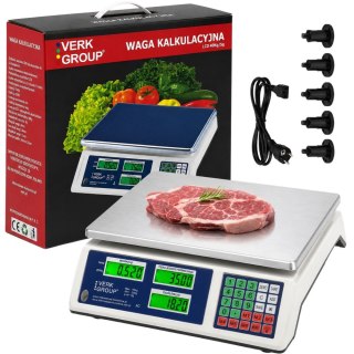 Waga sklepowa elektroniczna kalkulacyjna 40kg pl