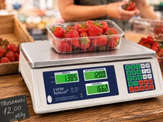 Waga sklepowa elektroniczna kalkulacyjna 40kg pl