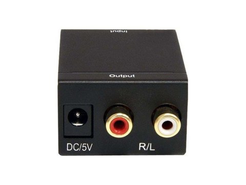 Konwerter optyczny toslink spdif na 2x cinch rca