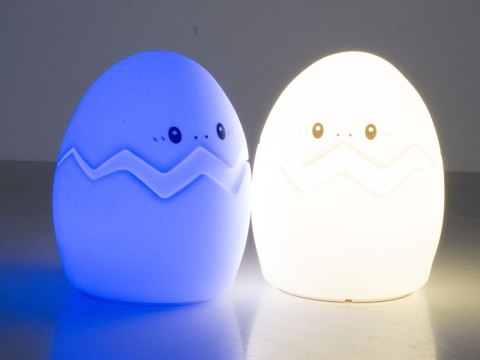 Lampka nocna dla dzieci led jajko rgb pilot usb