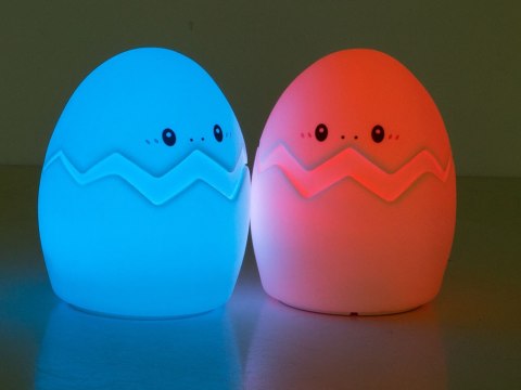 Lampka nocna dla dzieci led jajko rgb pilot usb