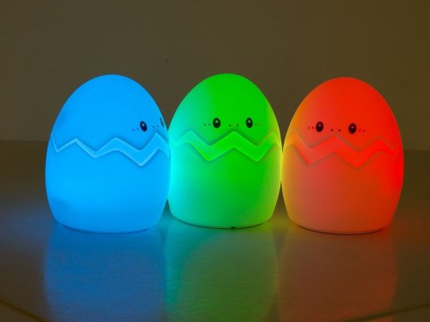 Lampka nocna dla dzieci led jajko rgb pilot usb