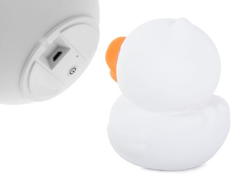 Lampka nocna dla dzieci led kaczka rgb pilot usb