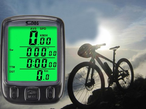 Licznik rowerowy wodoodporny lcd prędkościomierz