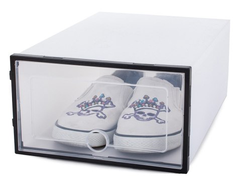 Organizer na buty pudełko pojemnik z klapą szafka