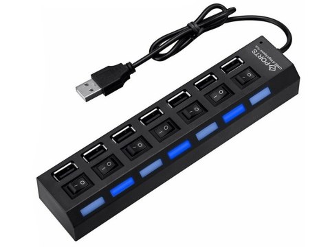 Rozgałęźnik rozdzielacz portów hub usb 7x usb 2.0