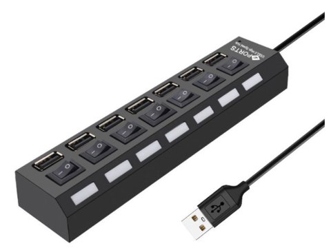 Rozgałęźnik rozdzielacz portów hub usb 7x usb 2.0
