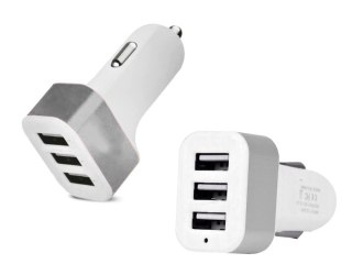 Samochodowa ładowarka do gniazd zapalniczki 3xusb