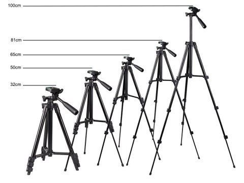 Statyw tripod pilot bluetooth uchwyt na telefon