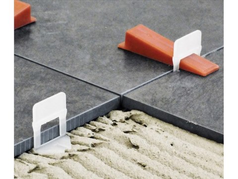 System poziomowania płytek 100 klipsów 100 klinów
