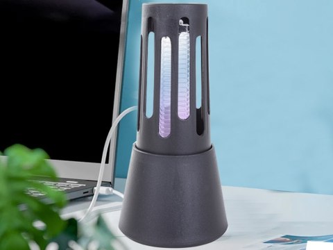 Lampa owadobójcza na komary owady muchy uv skuteczna 5w cicha szczoteczka