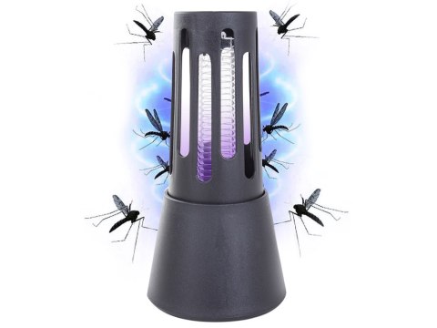 Lampa owadobójcza na komary owady muchy uv skuteczna 5w cicha szczoteczka