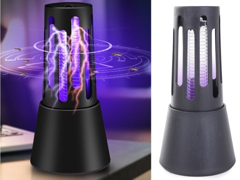 Lampa owadobójcza na komary owady muchy uv skuteczna 5w cicha szczoteczka