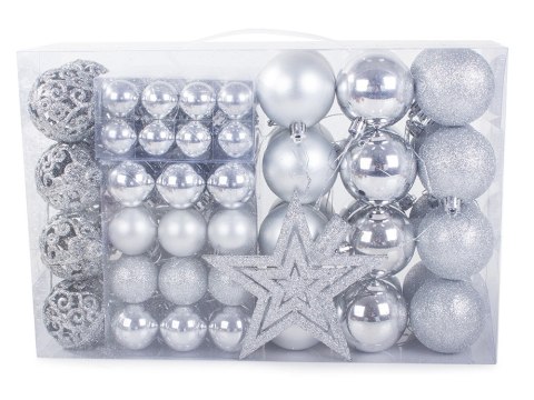 Bombki choinkowe na choinkę 6/4/3 cm zestaw 100szt
