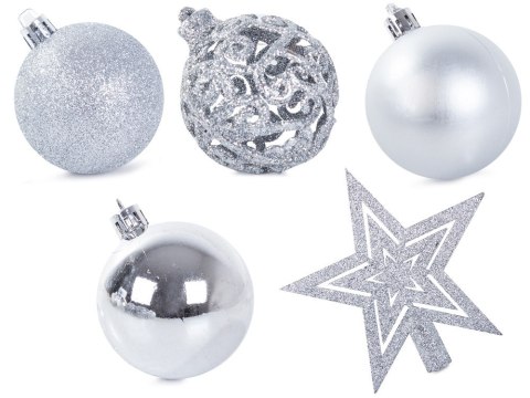 Bombki choinkowe na choinkę 6/4/3 cm zestaw 100szt