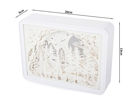 Lampka nocna tablica 3d kolory rgb led pilot dotyk