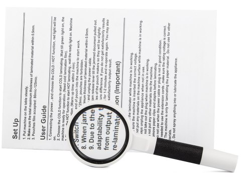 Lupa klasyczna szkło powiększające soczewka 50 7x
