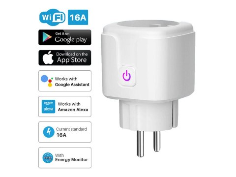 Inteligentne gniazdko elektryczne wifi watomierz