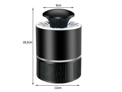 Lampa owadobójcza uv na komary ćmy muchy muszki owady pułapka 5w skuteczna