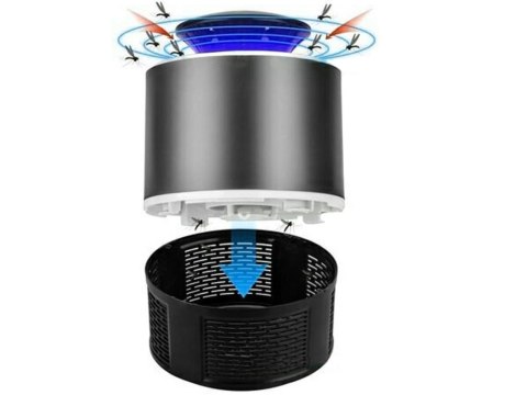 Lampa owadobójcza uv na komary ćmy muchy muszki owady pułapka 5w skuteczna
