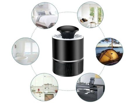 Lampa owadobójcza uv na komary ćmy muchy muszki owady pułapka 5w skuteczna