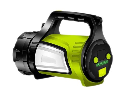 Latarka akumulatorowa led szperacz mocna powerbank
