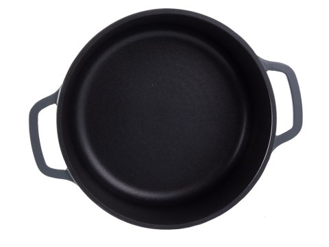 Garnek brytfanna do gotowania pieczenia non stick indukcja gaz pokrywa 4l