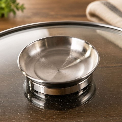 Garnek z aromatyzerem na przyprawy na indukcję gaz do pieczenia duży 13l